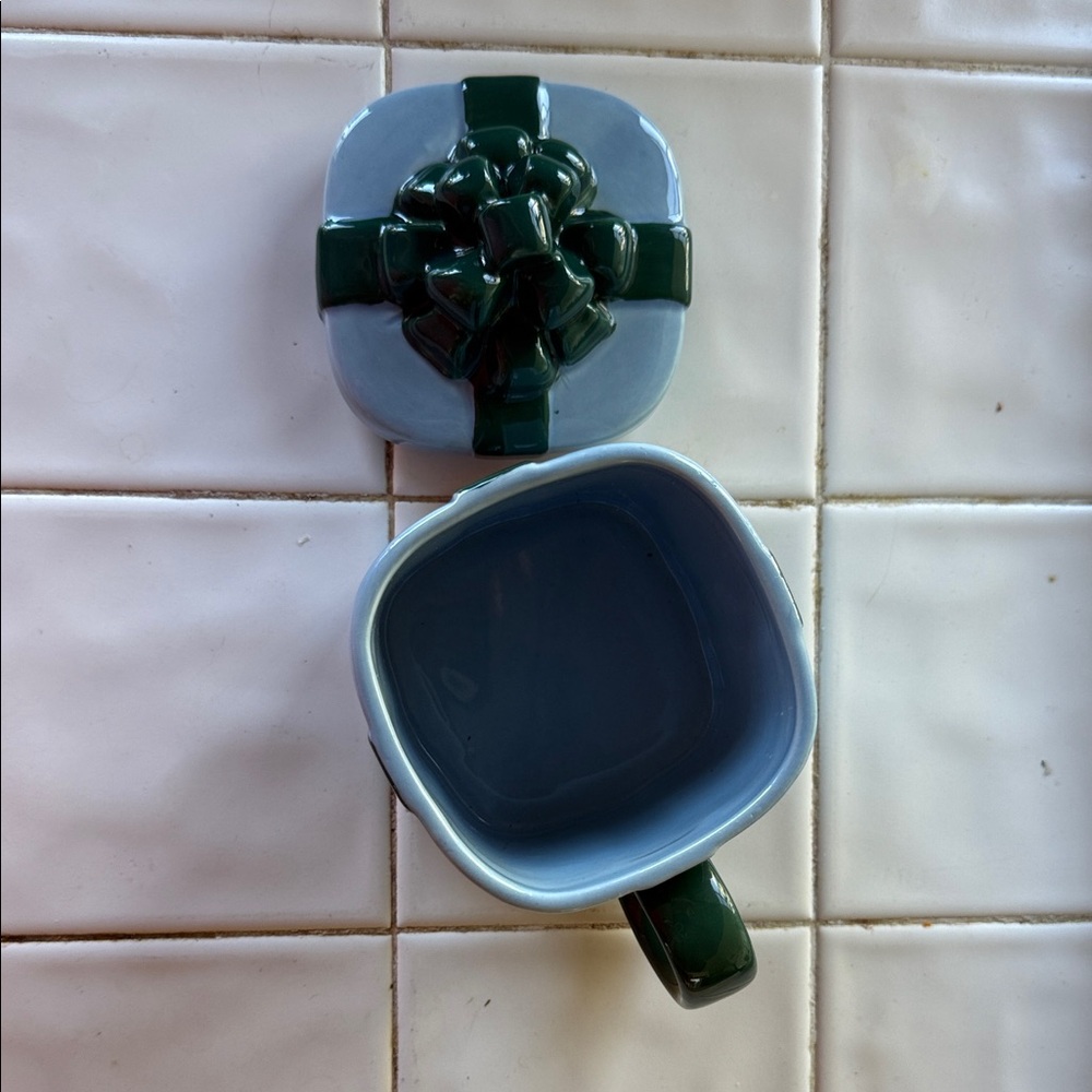Anthropologie Gift Box Mug